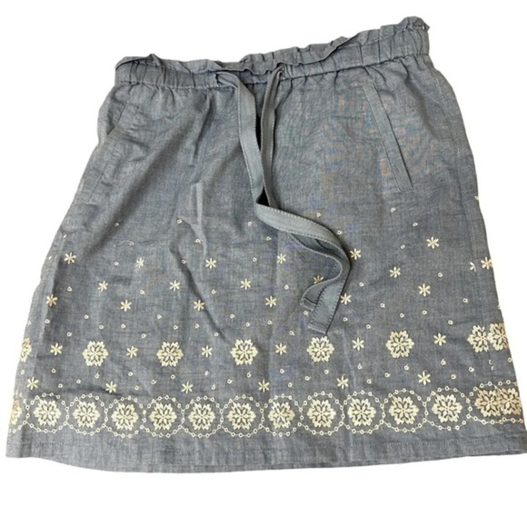 Loft Chambray Mini skirt - Picture 1 of 4